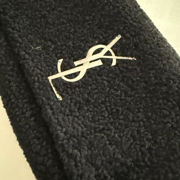 Saint Laurent Small Shearling Monogram Kate Bag - Picture 3 of 12